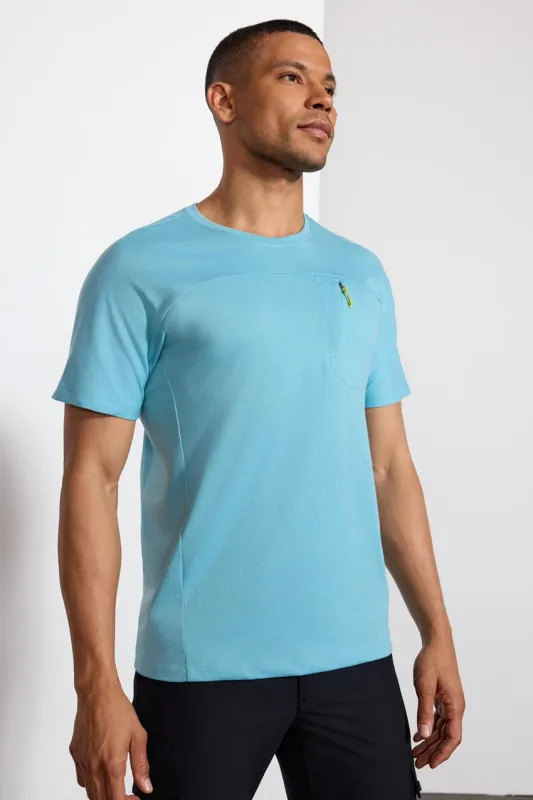 Achieve Pocket Tee - Reef Waters sold by MPG