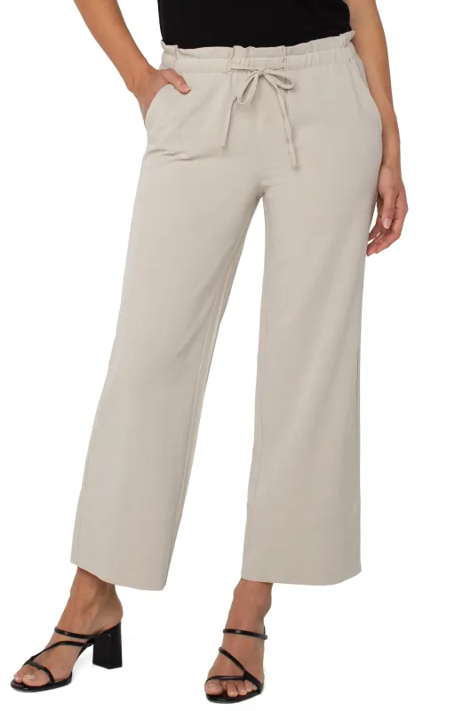 PULL-ON TIE WAIST WIDE LEG ANKLE sold by Liverpool Jeans Company