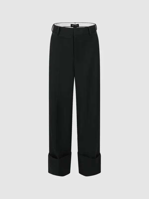 Long Wide-Leg Pants sold by Urban Revivo