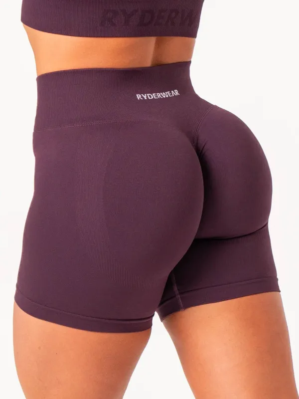 Lift Scrunch Shorts - Plum sold by Ryderwear