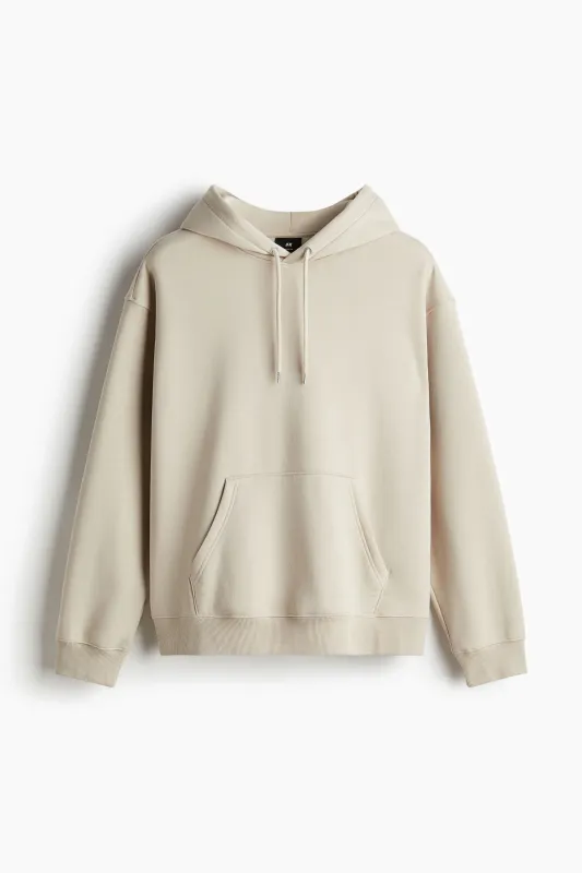 H&M - Loose Fit Hoodie - Beige sold by H&M