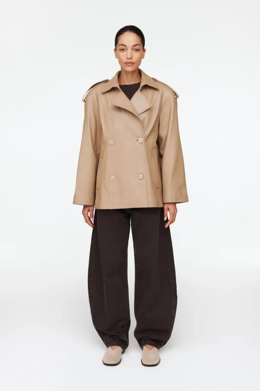 Ottelie Leather Jacket sold by DUCIE