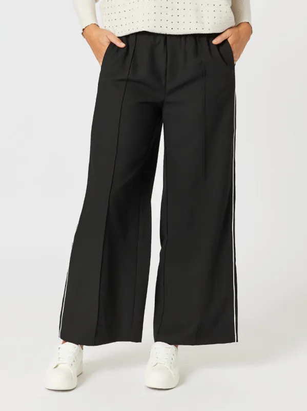 York Stripe Pant - Black sold by RC & Co