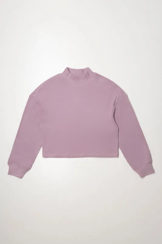Bell Long Sleeve Top Purple sold by Ackermas