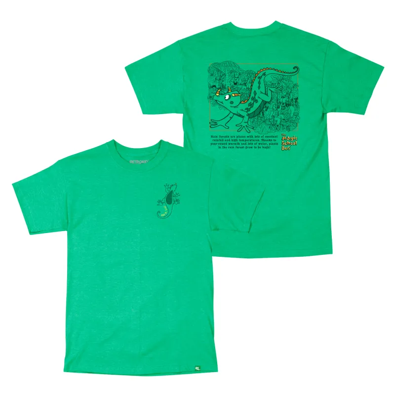 Magic School Bus Hit It Liz T-Shirt - Heather Green sold by RetroKid