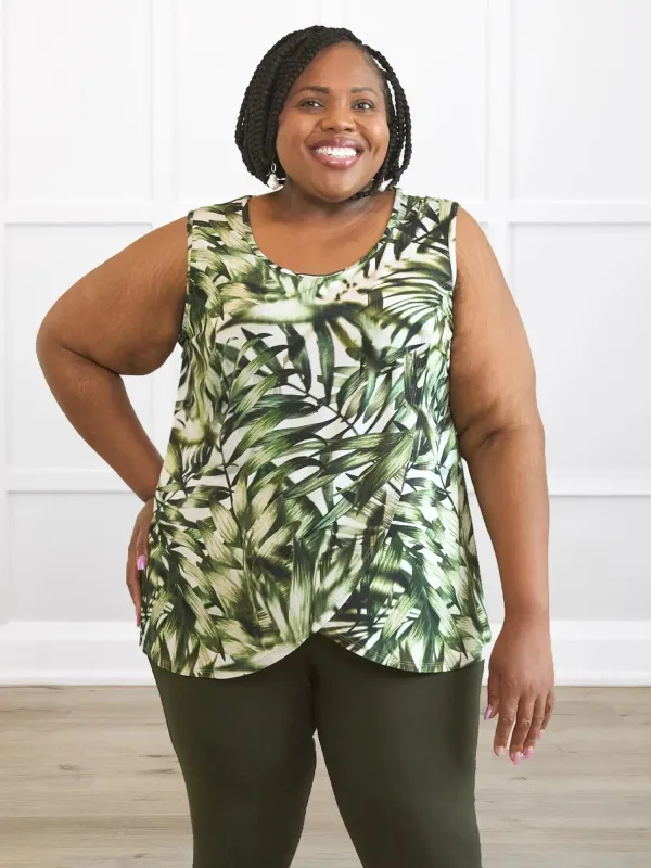 Romy scoop neck tulip top sold by Miik