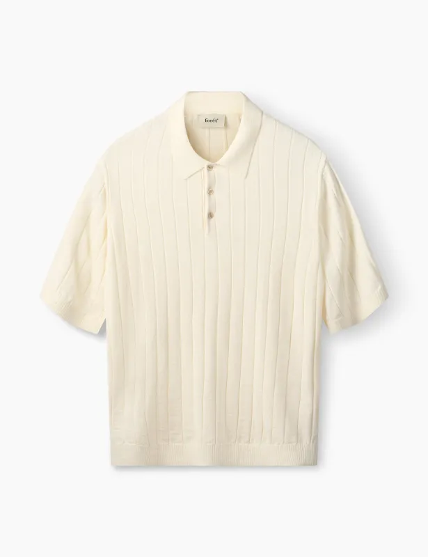 ASTERN RIB KNIT - CLOUD sold by Foret