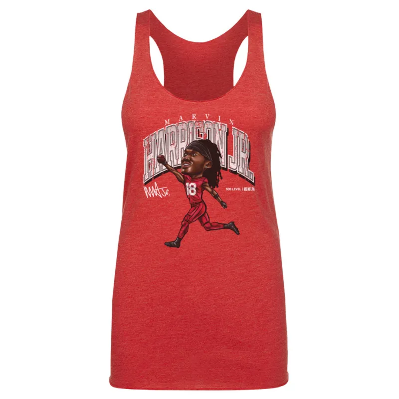Marvin Harrison Jr. Arizona Cartoon WHT sold by 500 Level