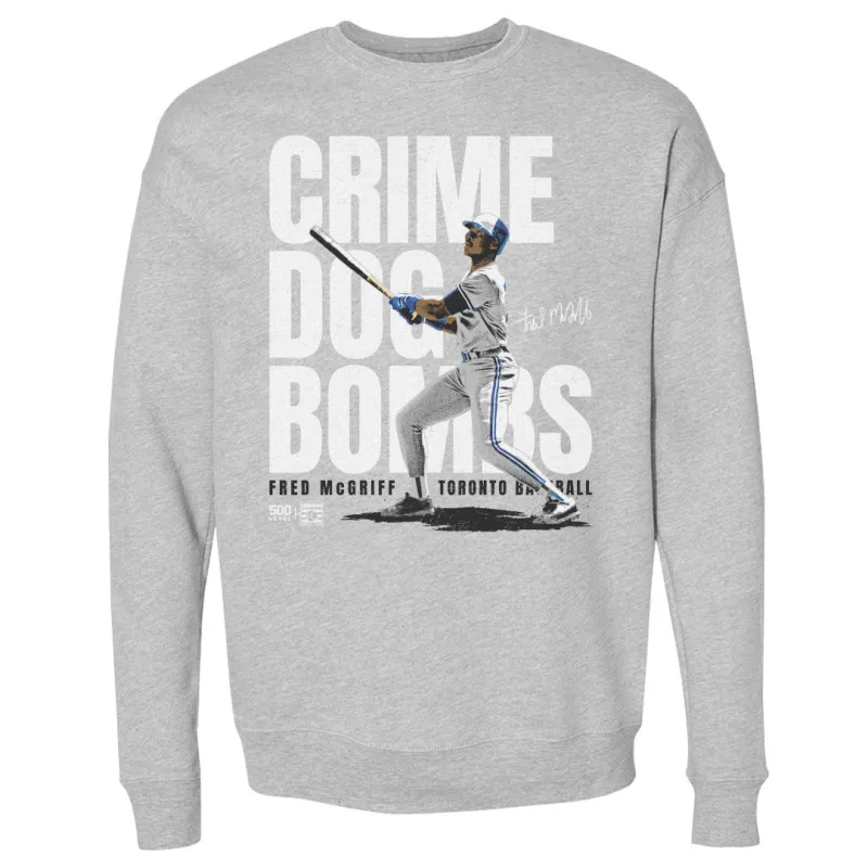 Fred McGriff Toronto Crime Dog WHT sold by 500 Level