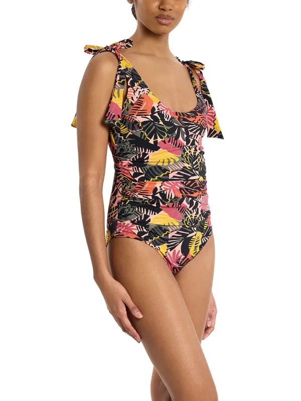 Ruched Bow One Piece Swimsuit Palm Springs Sale sold by Hanky Panky