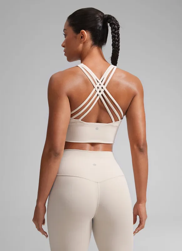 Nakedfeel Strappy Bra Longline sold by CRZ Yoga