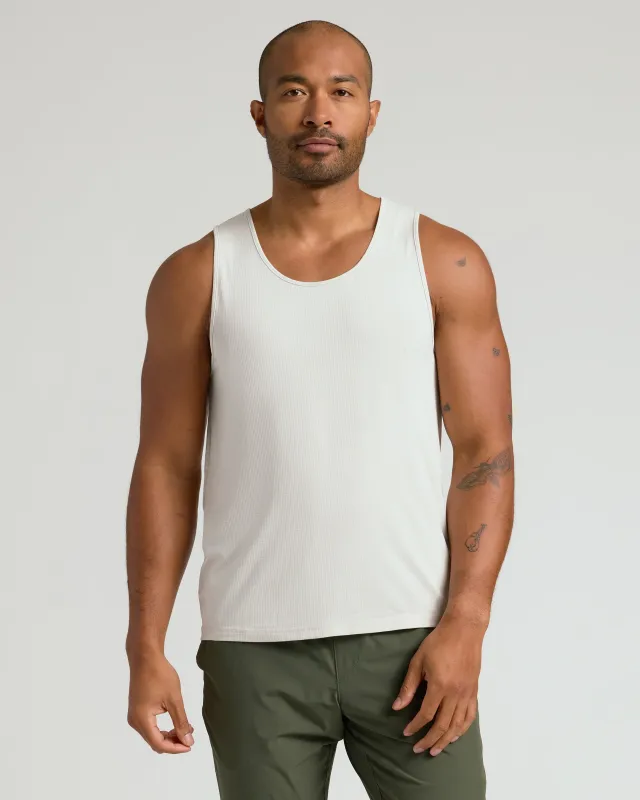 Dove Sleeveless Active Mesh Tank sold by True Classic