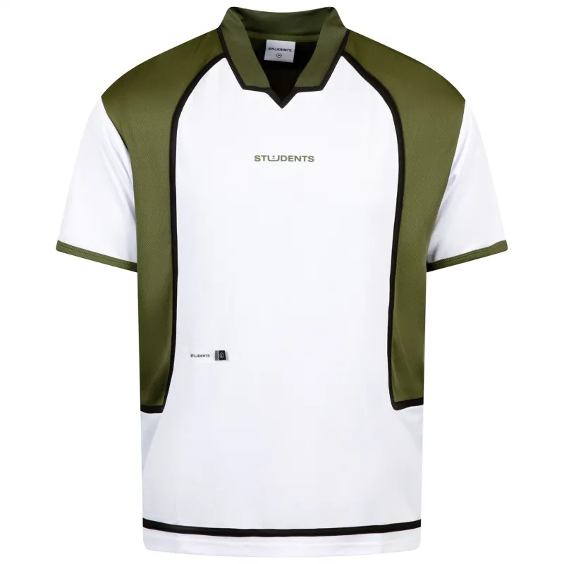 Students Golf Kellen Short Sleeve Jersey Shirt - White sold by Sun Diego Boardshops