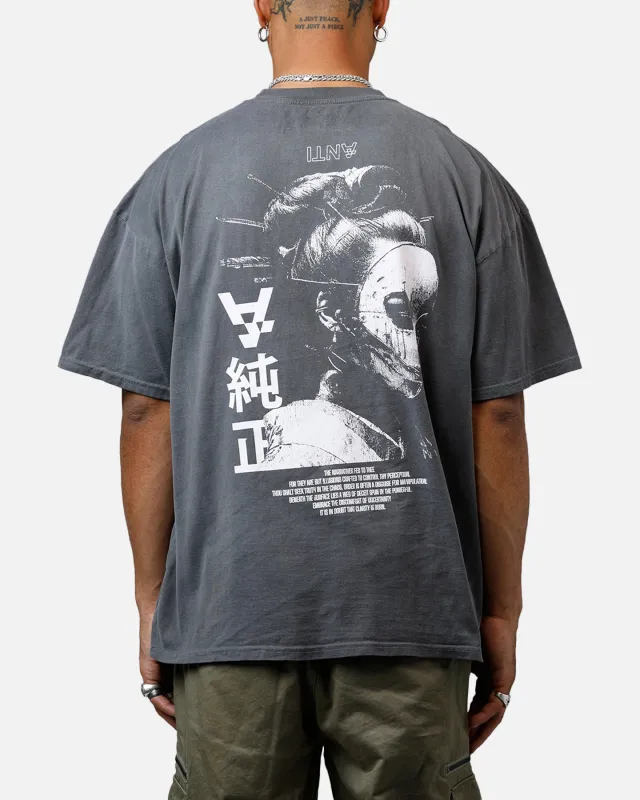 The Anti Order Truth In Chaos Heavyweight T-shirt Sunfade Grey sold by Culture Kings
