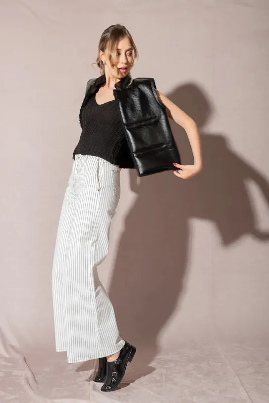 Roxy Faux Leather Vest sold by Folklore Shop