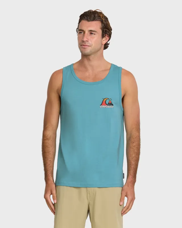 Bubble Fade Tank  - Aqua Blue sold by Quiksilver