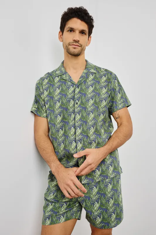 ATLAS SHIRT - SLATE SEAWEED sold by Rails