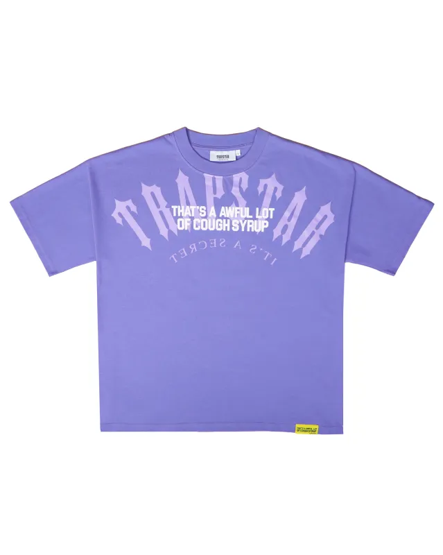 Trapstar x Cough Syrup Arch Tee - Purple* sold by Trapstar London