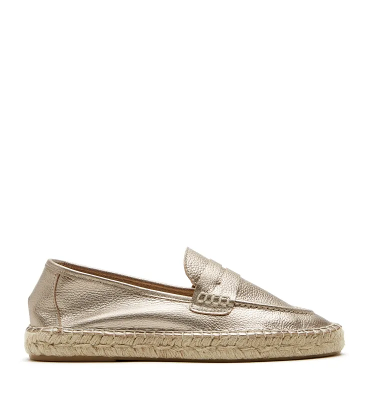 CASH LEATHER ESPADRILLE sold by La CANADIENNE