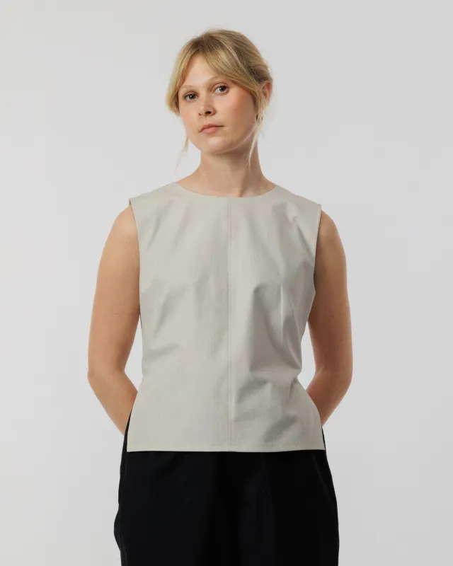 Aimee Ripstop Top - Stone sold by Wawwa