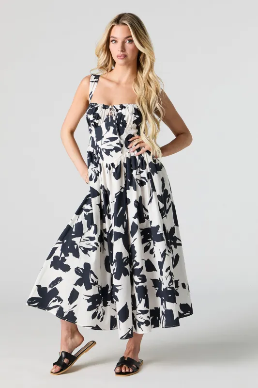 Robe trapèze corset maxi sold by Urban Planet