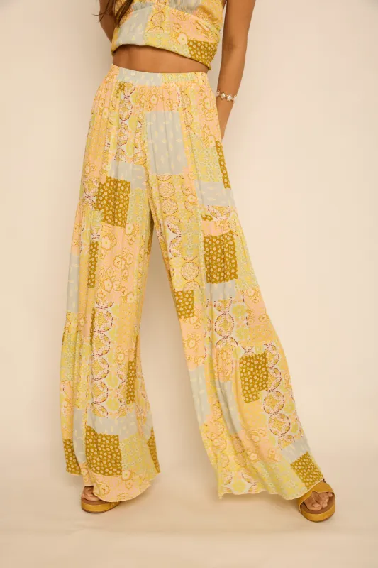 Alisha Pattern Pants sold by fab'rik