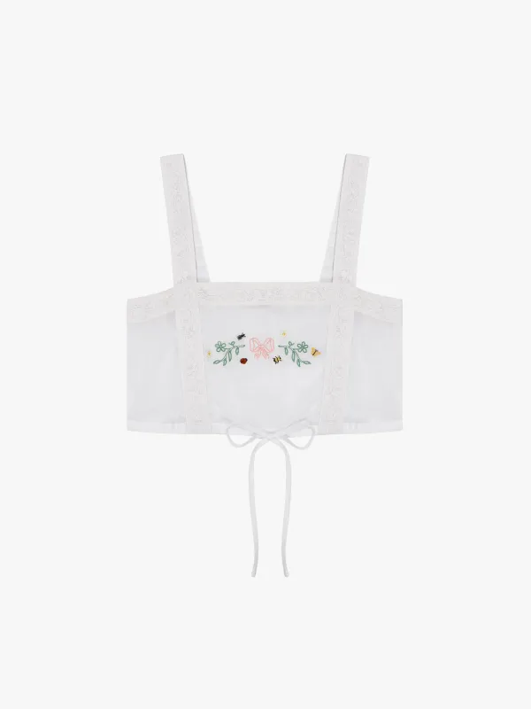 Heidi Top - Garden Embroidery sold by Lisa Says Gah