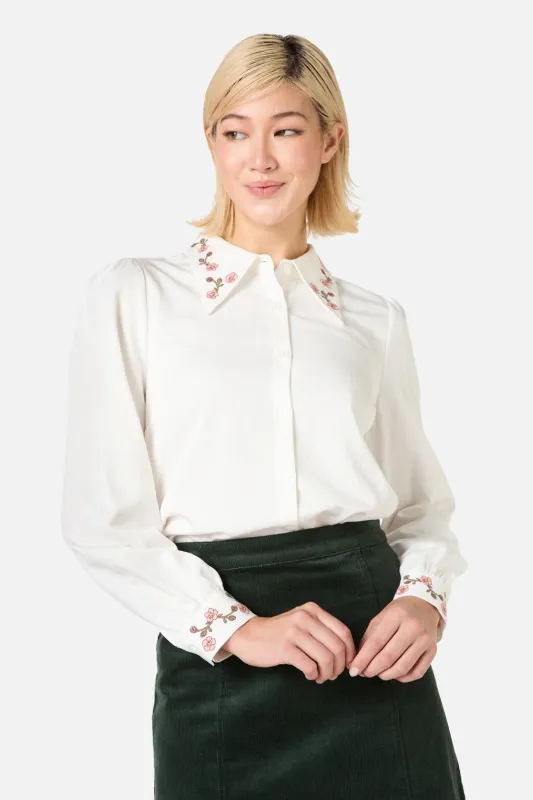 Esmerelda Embroidered Blouse sold by Princess Highway