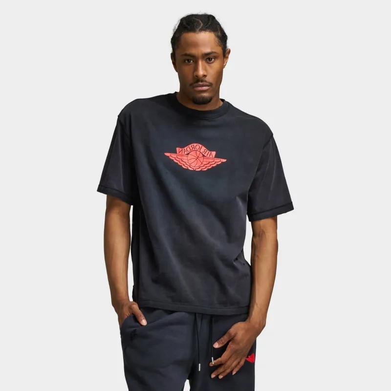 Jordan Rare Air T-Shirt Black / Chile Red sold by JD Sports
