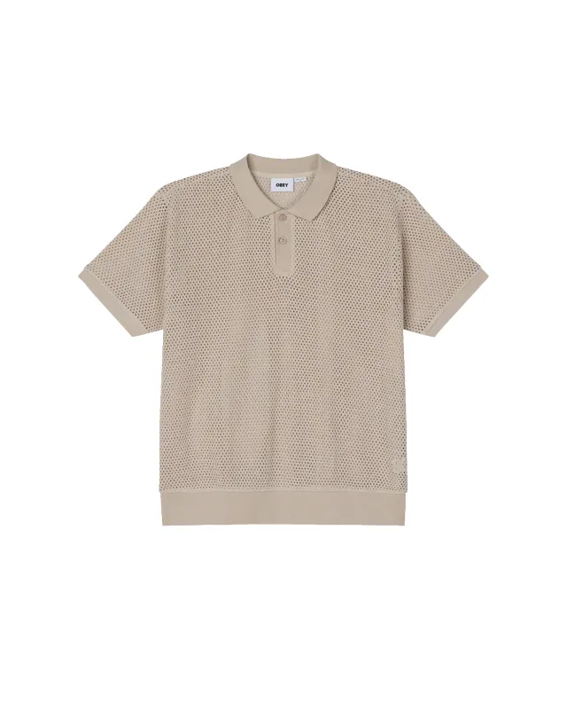 SARATOGA MESH POLO sold by Obey