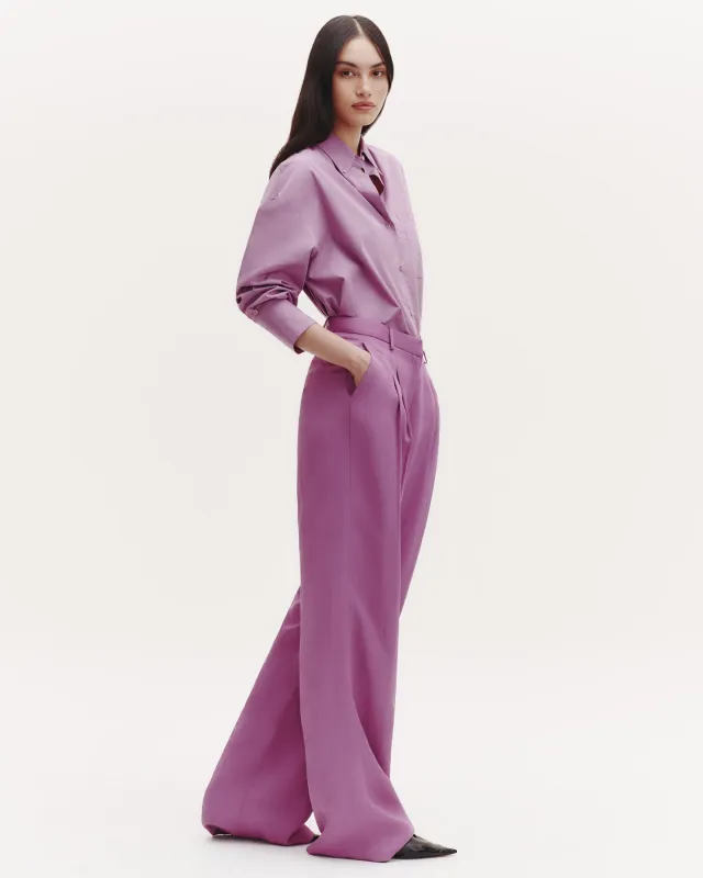 Sulli Pant in Coated Viscose Linen sold by TWP CLOTHING