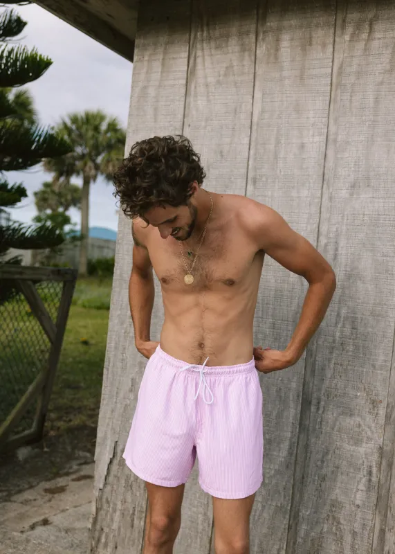 Annie Pink Swim Trunk sold by Grey Bandit