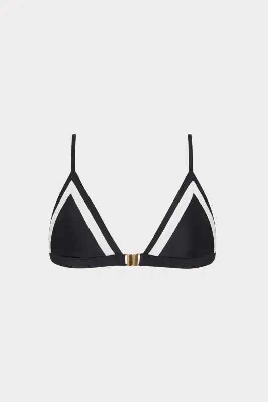 Positano Color Block Bikini Top sold by Milly