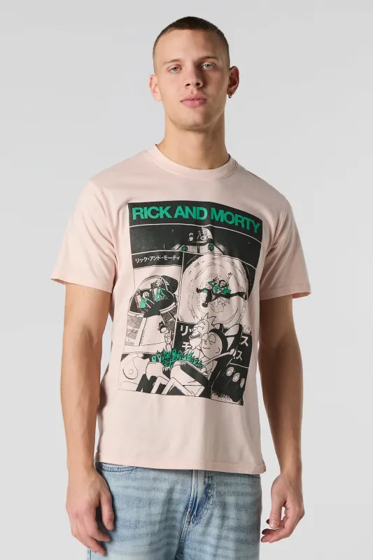 T-shirt à imprimé Rick and Morty sold by Urban Planet
