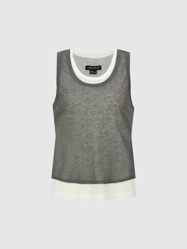 2 In 1 Knitted T-Shirts sold by Urban Revivo