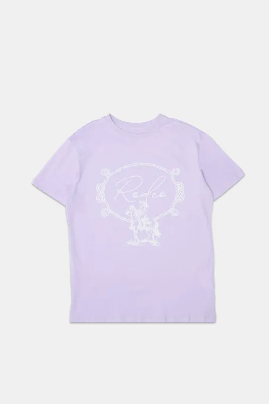 Rodeo Graphic Boyfriend Tee sold by Bluenotes