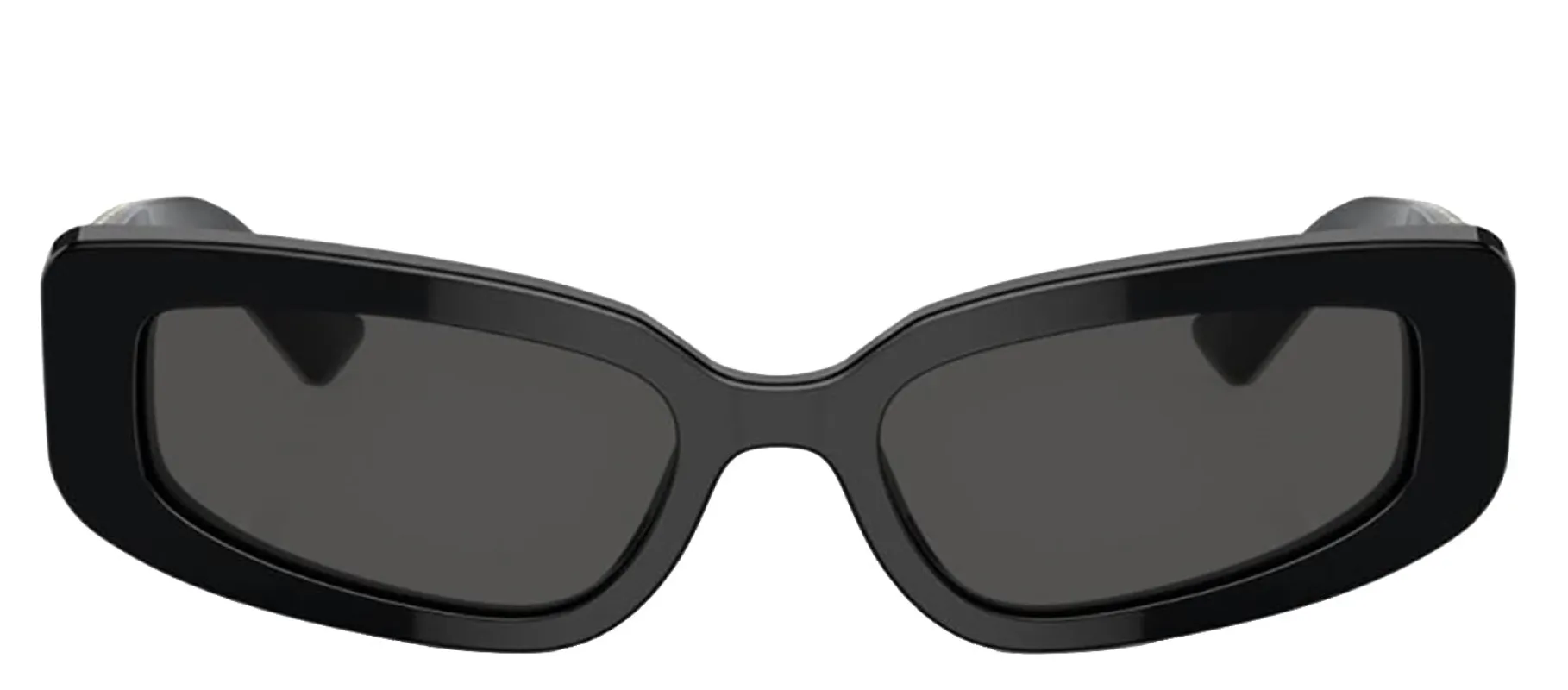 DOLCE & GABBANA DG 4445 335587 Cat Eye Black Acetate Sunglasses with Dark Grey Lens sold by Gaffos