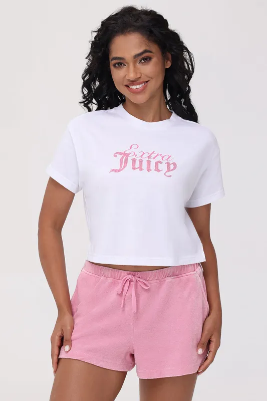 Extra Juicy Cropped Tee sold by Juicy Couture