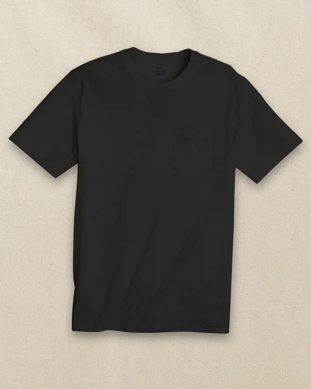 Classic Short Sleeve Pocket T-Shirt - Black sold by Southern Tide