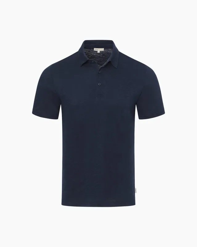 Slub Short Sleeve Polo sold by Onia