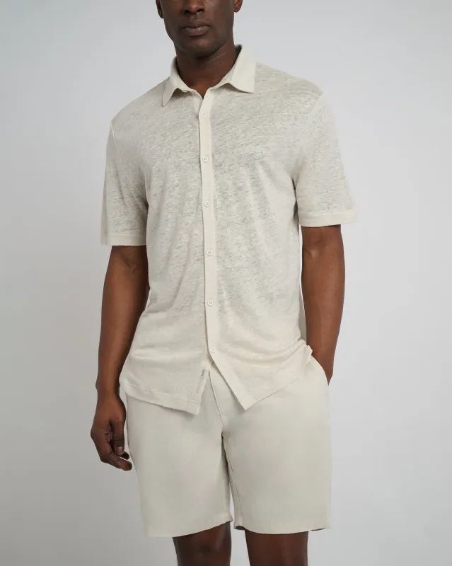 Dylan Linen Shirt sold by Onia