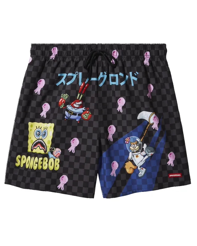 SPONGEBOB TOKYO BUBBLE SWIM SHORTS sold by Sprayground