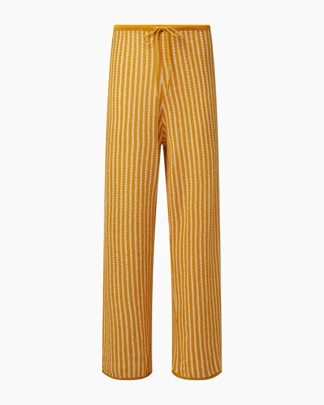 Linen Knit Drawstring Pant sold by Onia