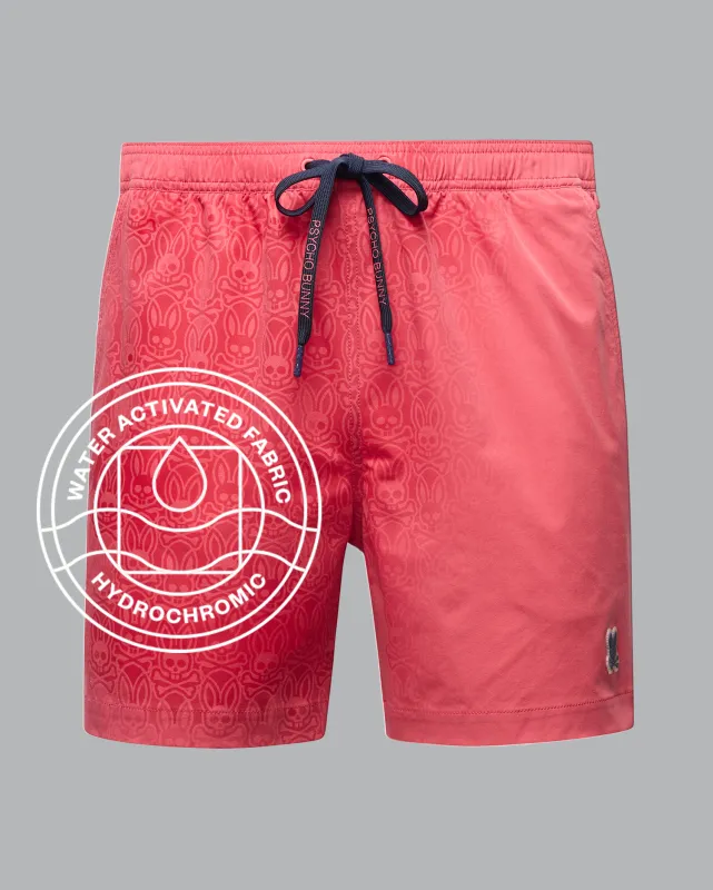 MENS SAMOS HYDROCHROMIC PRINTED SWIM TRUNK - B6W453F200 sold by Psycho Bunny
