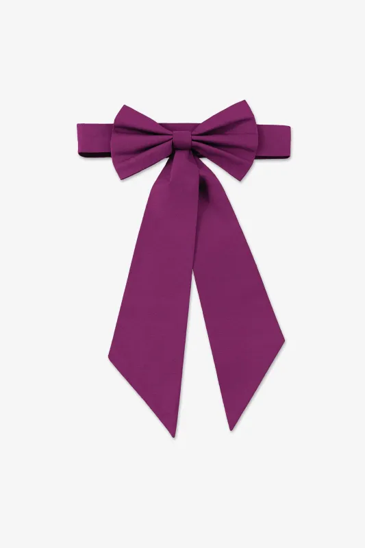 Liz Flower Girl Sash - Fig sold by Birdy Grey