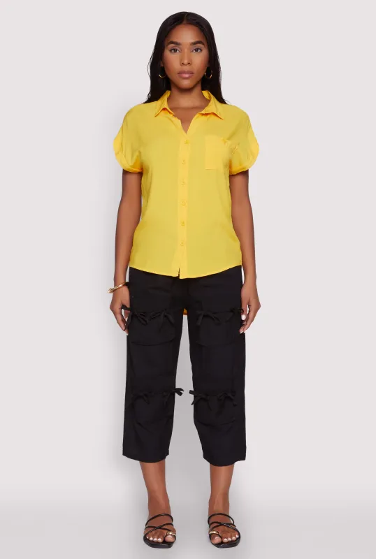 Fixed Cuff Short Sleeve Shirt sold by Rainbow
