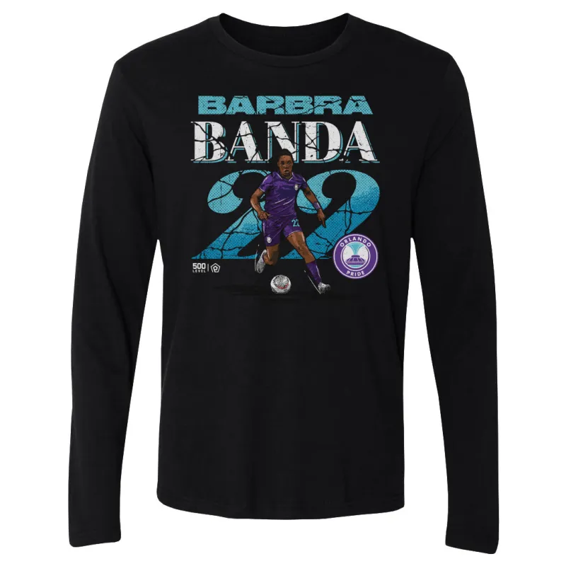 Barbra Banda Orlando Pride Cracked Number WHT sold by 500 Level
