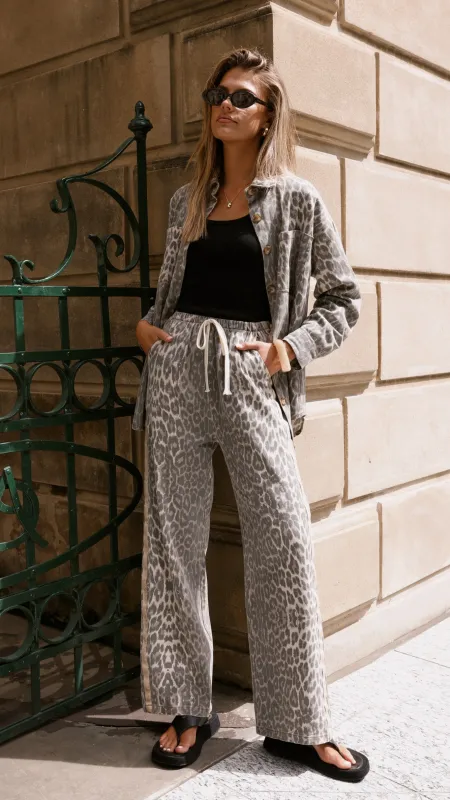 Vox Pants - Leopard Print sold by Billy J