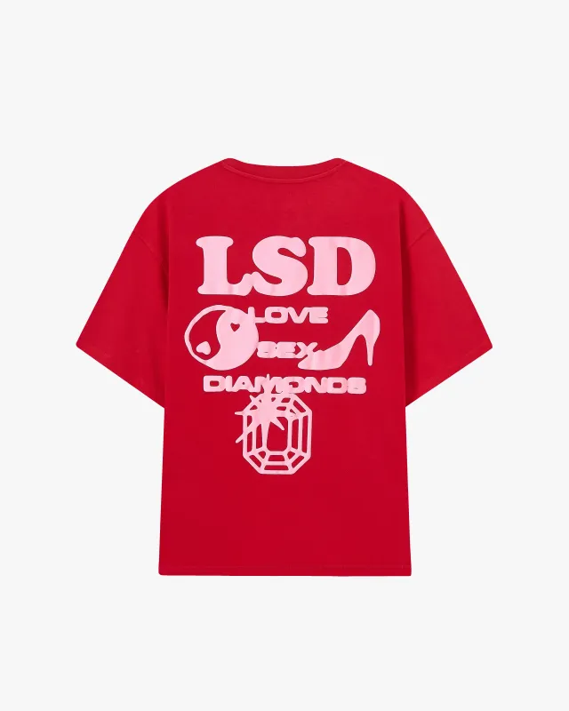 Love Sd Tee Red sold by Nude Project