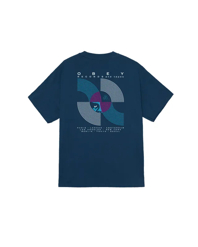 RECORDS & TAPES CLASSIC T-SHIRT sold by Obey